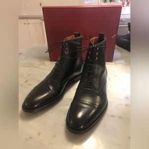 Bally Black Filly Leather Booties